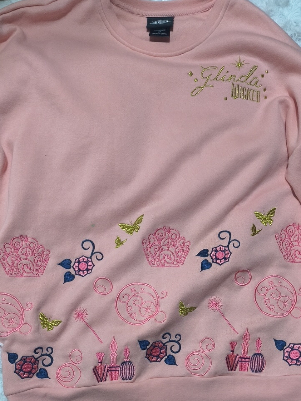Wicked Glenda Pink Sweater Medium